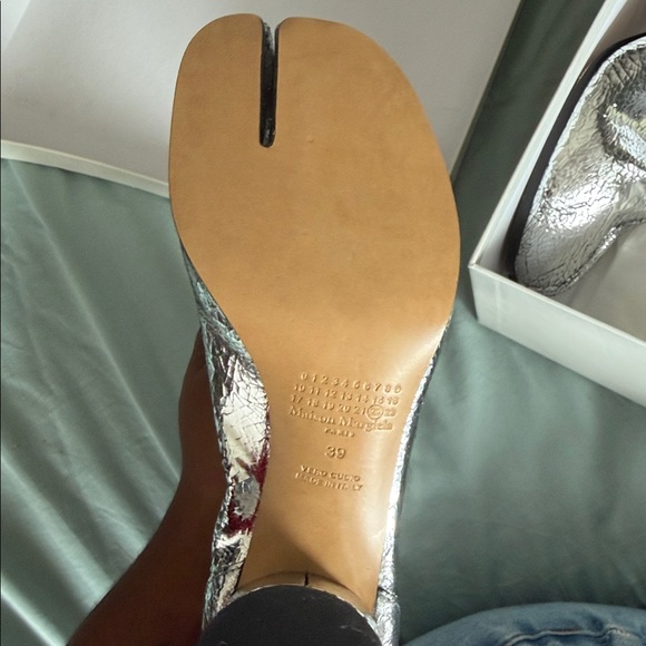 Maison Martin Margiela Silver Ankle Boots - Picture 2 of 6